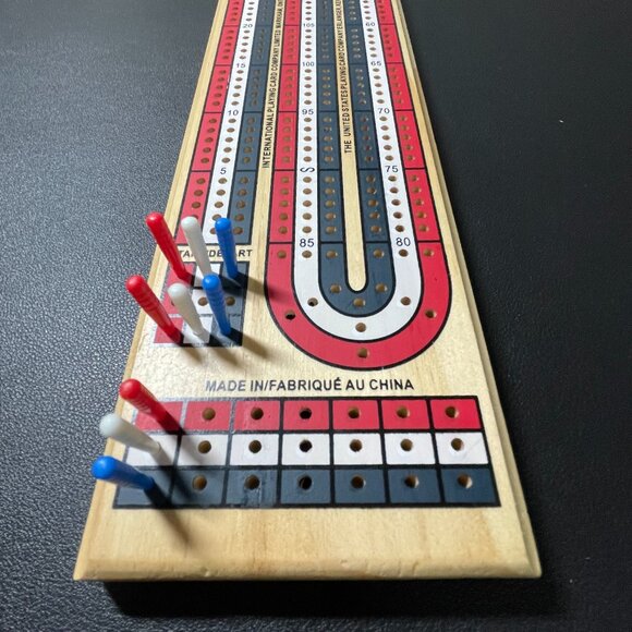 Bicycle Cribbage Card Game Board - Picture 2 of 6